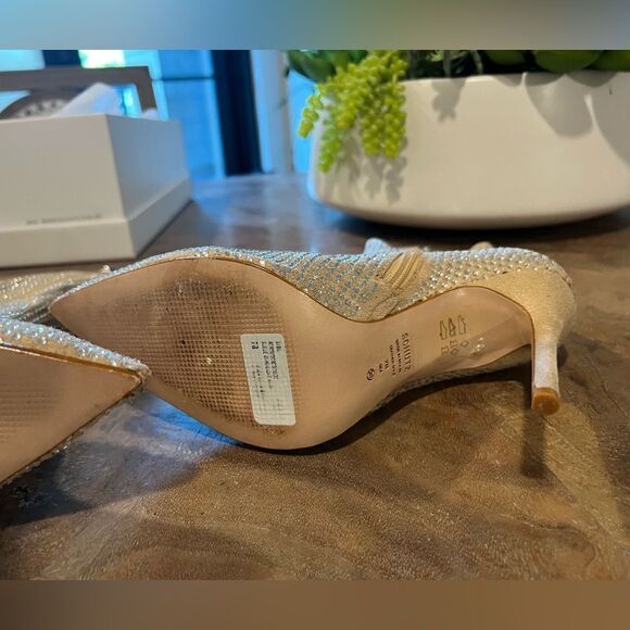 Schutz Sybil nude studded booties size 7 - Picture 6 of 13